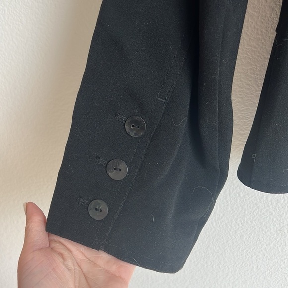 Chico’s black jacket blazer size 1 - Picture 8 of 11